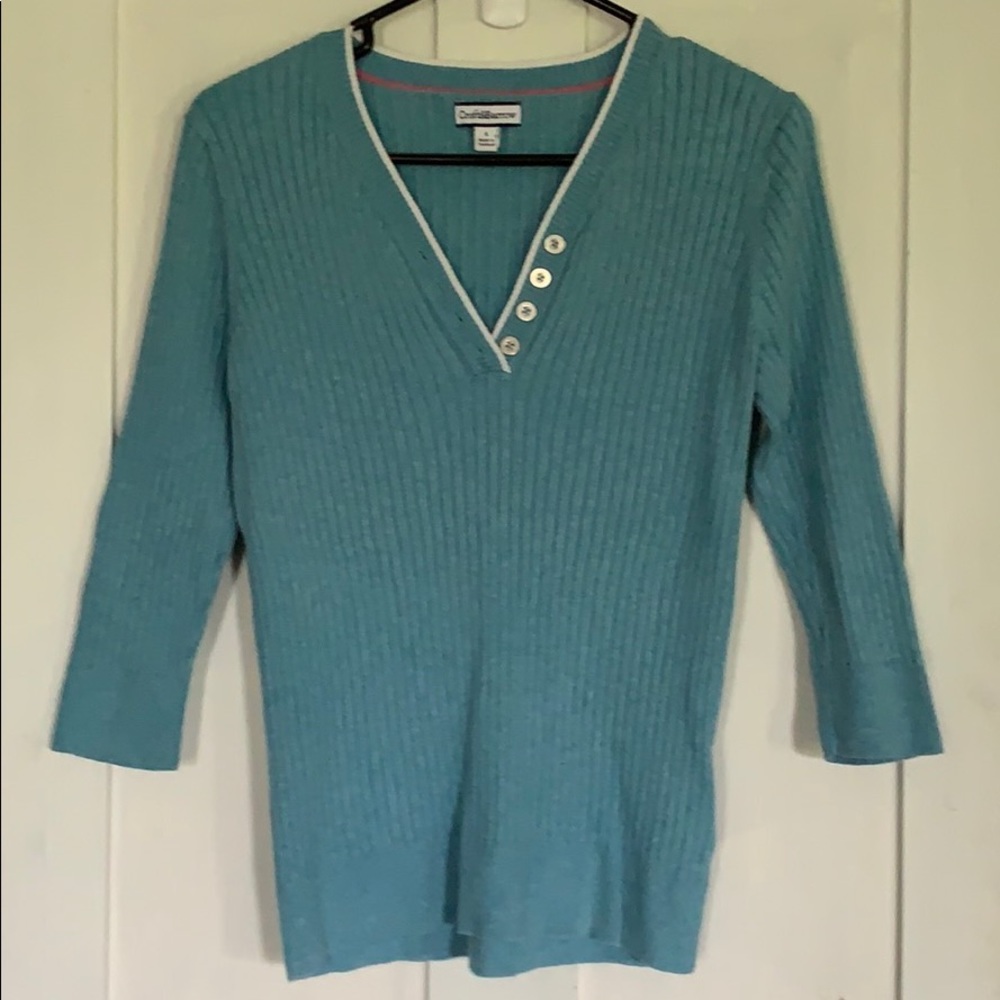 Croft & Barrow 3/4 sleeve sweater size Small
